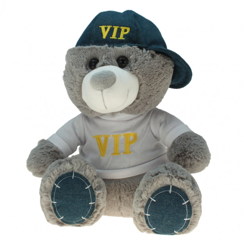 XXL Plüsch Stofftier Bär "VIP & DOLLAR" 80cm