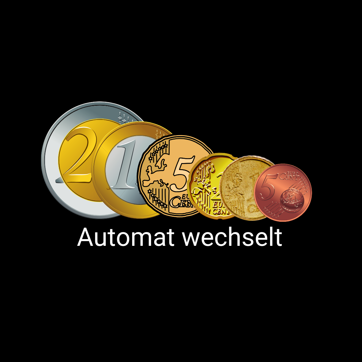 Aufkleber Snackautomat - Automat wechselt